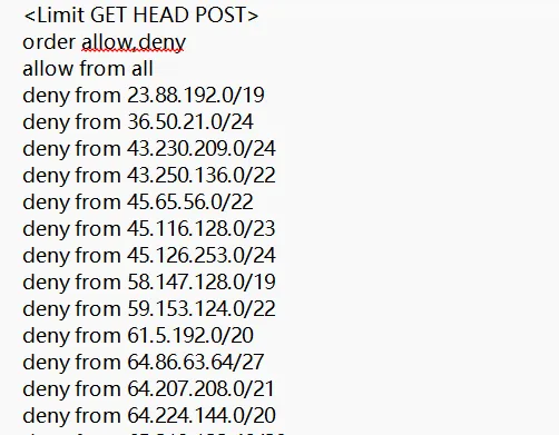 IP2Location 下载的 IP 地址列表