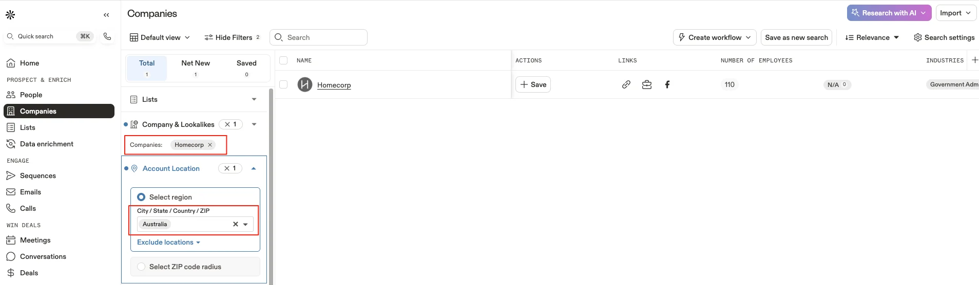 在 Apollo 中直接按公司名称查找。