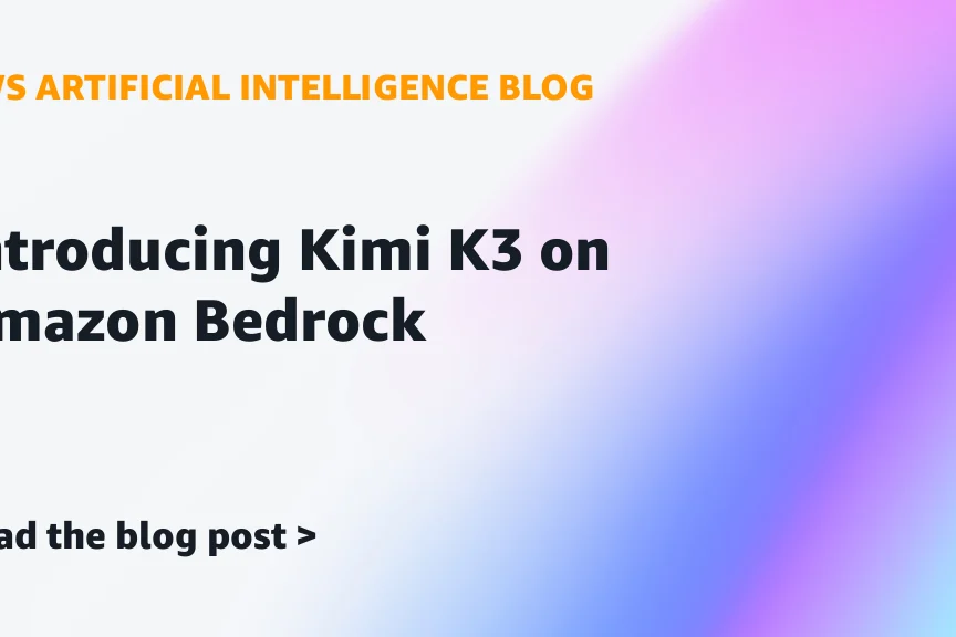 Kimi K3 arrives on Amazon Bedrock with a million-token context window